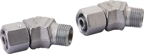 Úhlová závitová objímka s o-kroužkem 45° 10L