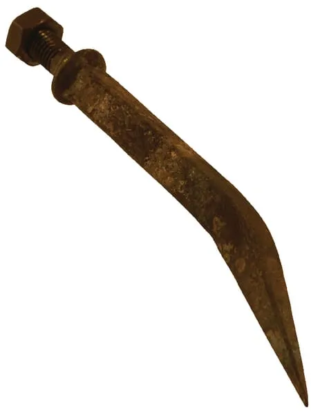 Hřeb bran zahnutý M14 14mm, čtyřhran