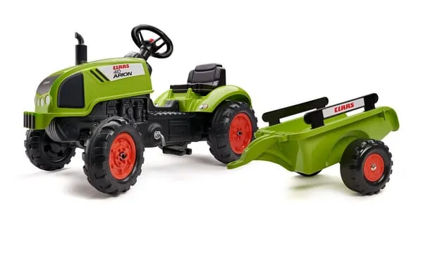 F2041C Šlapací traktor Claas, s přívěsem a otevírací kapotou