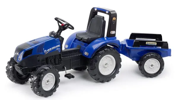 F3090B Šlapací traktor New Holland, s přívěsem