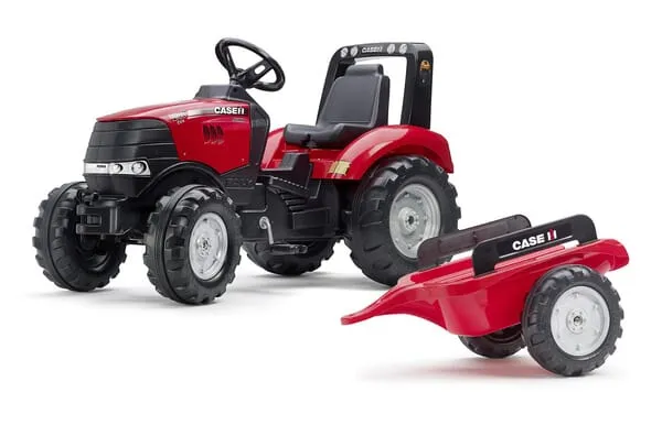 F996AB Šlapací traktor Case IH s přívěsem
