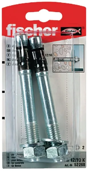 Šroubová kotva FAZ II Plus, elektrolyticky pozinkovaná