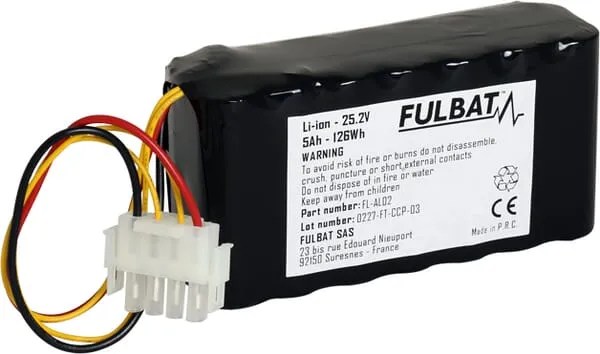 Baterie Li-ion 25,2 V, 5 Ah