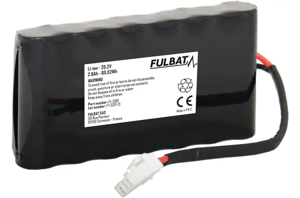 Baterie Li-ion 25,9 V, 2,6 Ah