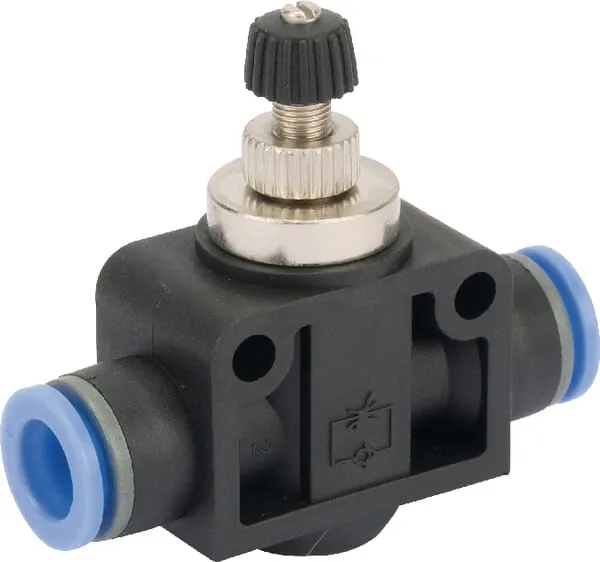 Ventily škrtící-zpětné, vsuvkový spoj