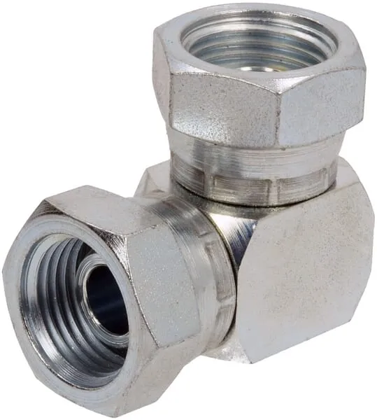 Úhlové spojky 90°, převlečná matice BSP x převlečná matice BSP