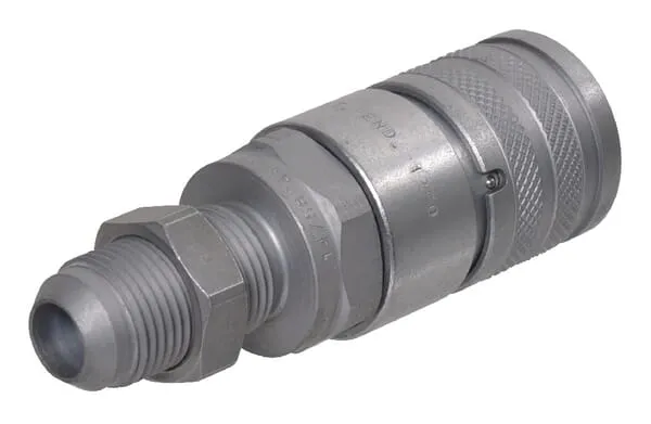 Rychlospojka s plochým těsněním, typu female FFH-SAE, se zpětnou klapkou