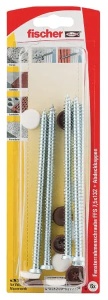 Šroub okenního rámu s Krytka (6)