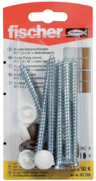 Šroub okenního rámu s Krytka (6)