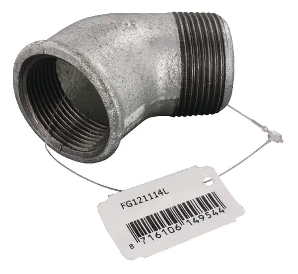 Koleno 45° vnit/vněj. 1 1/4"