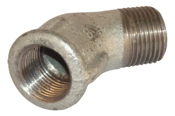 Tvarovky č. 121 oblouk 45° vnitřní závit/vnější závit