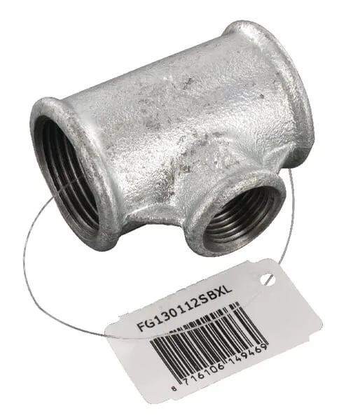 T-kus pozink. 1"x1/2"