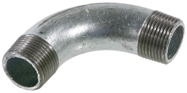 Tvarovka č. 3 Oblouk 90° vnější závit/vnější závit