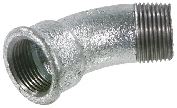 Tvarovka č. 40 Oblouk 45° vnitřní závit/vnější závit