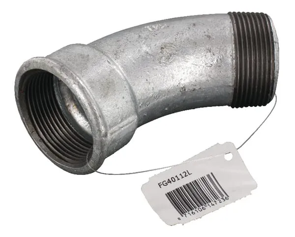 Oblouk 45° poz.vnit/vně.1 1/2"