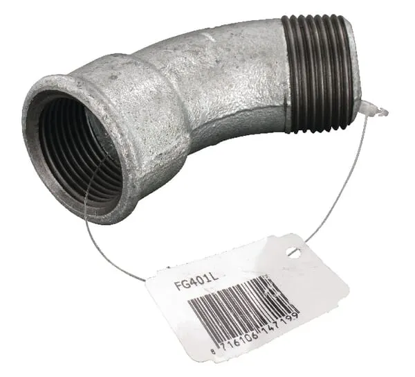 Oblouk 45° poz.vnit/vněj. 1"