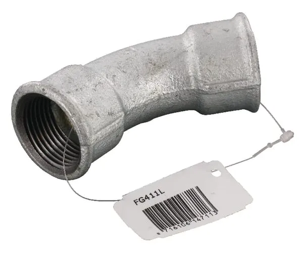 Ohyb 45° poz. 2xVnit.z. 1"