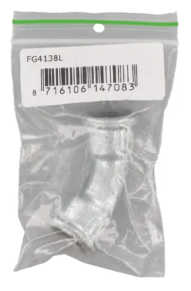 Ohyb 45° poz. 2xVnit.z. 3/8"