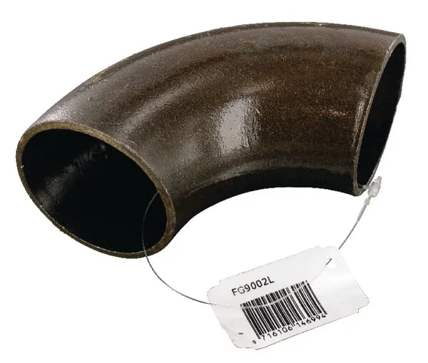 Navař.oblouk 90° černý 2"