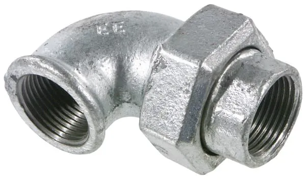 Tvarovky č. 95 Úhlové šroubení vnitřní závit /vnitřní závit těsnící plochou