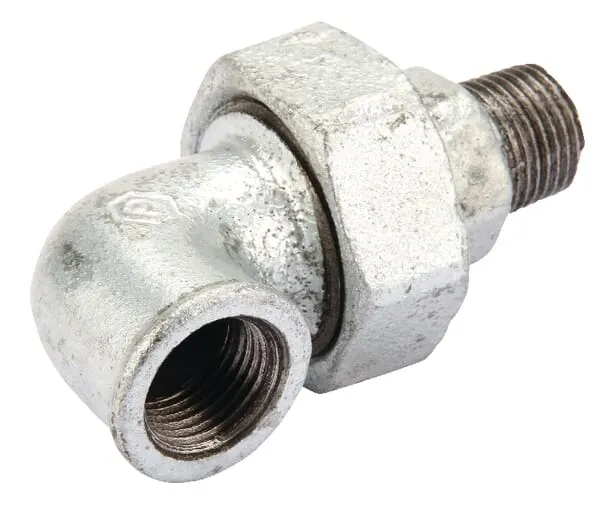 Šroubení koleno 90° pozink. IG/AG 1/2"