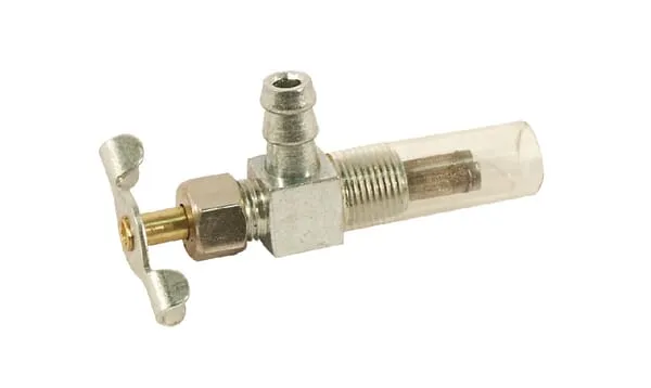 Palivový kohout do nádrže se sítkem