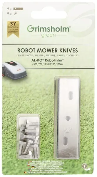 Nože, 9 ks, vhodné pro robotické sekačky AL-KO Robolinho (modely E)