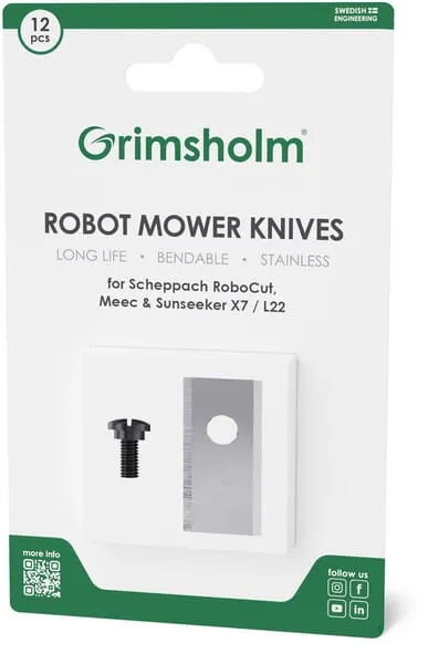 Čepele pro Scheppach RoboCut L500, XL600 a XXL900, (12x)