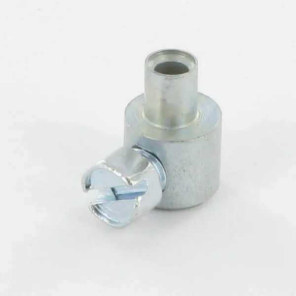Šroubovací vsuvka 7x7 mm pro bovdenová lanka 2,4 mm