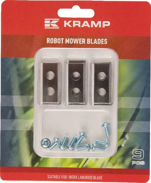Nože pro robotické sekačky Worx, 9 ks