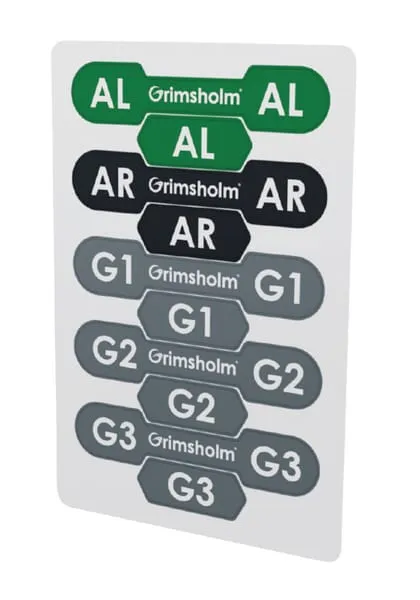 Robot mower wire markers Grimsholm