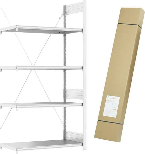 Prodloužení skladových regálů 2 m, 1000x500 mm