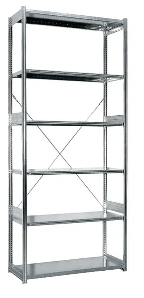 Policové regály 2,5 metru typ L