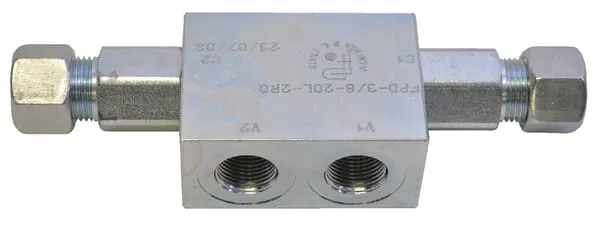 Kontrolní ventil ovládání odbl