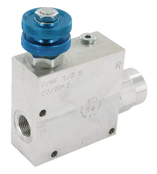 3cestné průtokové regulační ventily typ FPRF