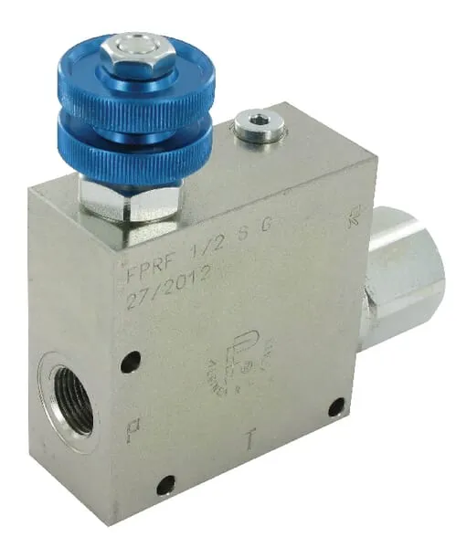 3cestný proudový regulační ventil typ FPRF 350 barů