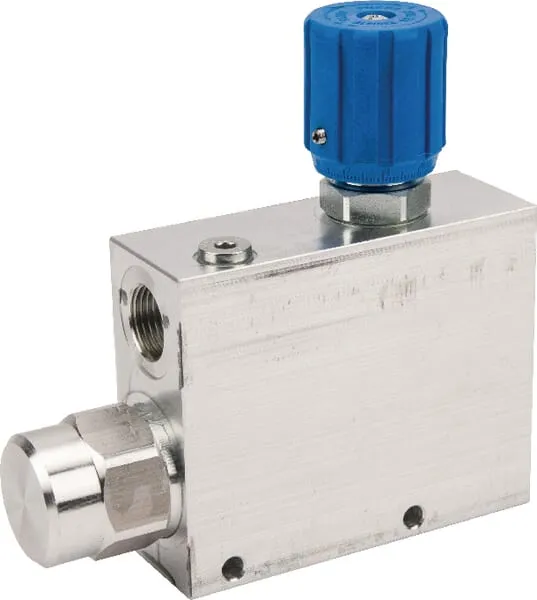 3cestné průtokové regulační ventily typ FPRFU