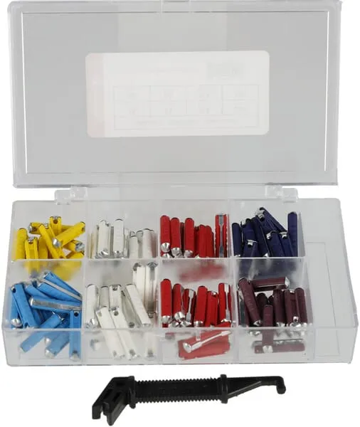 Torpedo fuse plastic assortment box (120 pcs)