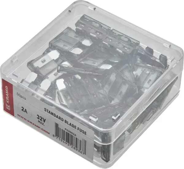 Standard blade fuse 2A 32V grey (x50)