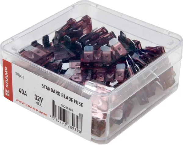 Standard blade fuse 40A 32V orange (x50)