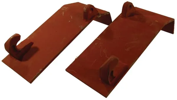 Zahnuté desky pro rychlovýměnné rámy s připojením dle Euro-Norma