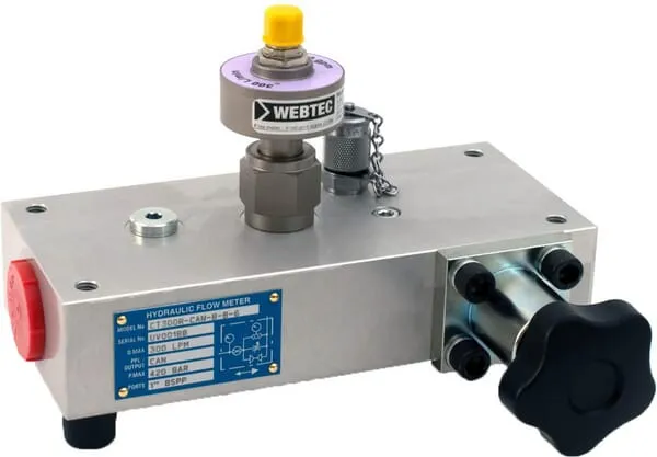 Průtokoměry CAN se zátěžovým ventilem pro HPM