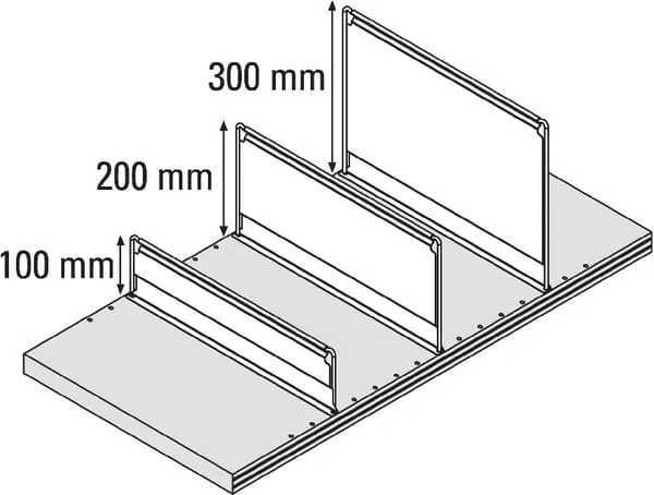 Plechová přepážka