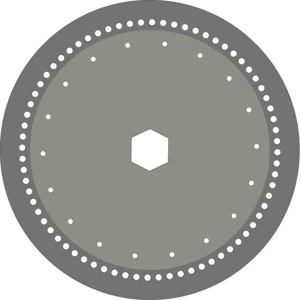 Kotouč 72 otvorů o průměru 4,25