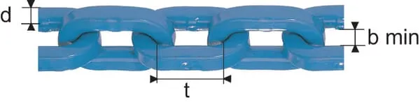 Čtyřhranný řetěz G100