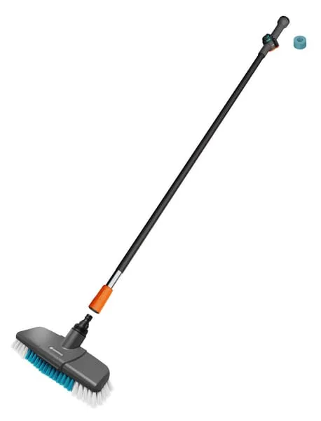 Mycí kartáč tvrdý, sada s násadou, Cleansystem