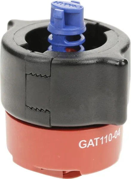 Dvojitá plochá tryska Guardian AIR Twin 110° 04 červená, plast, Hypro