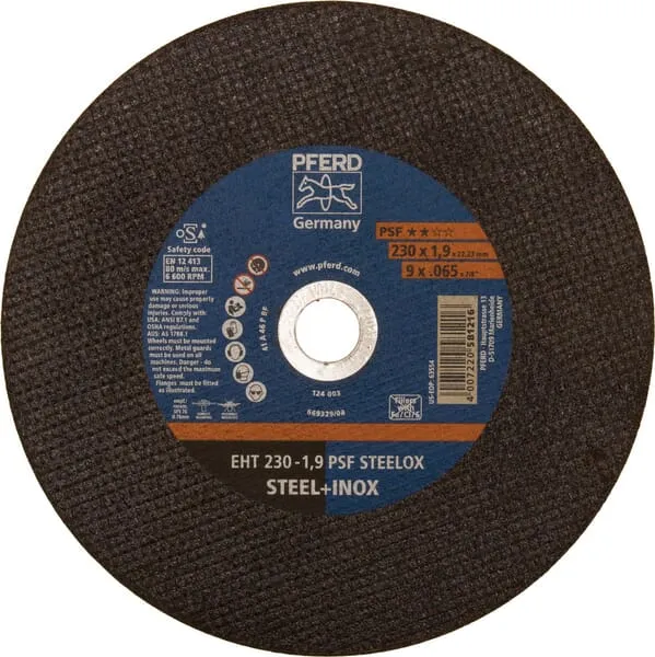 Řezné kotouče INOX zvlášť slabé "SG"