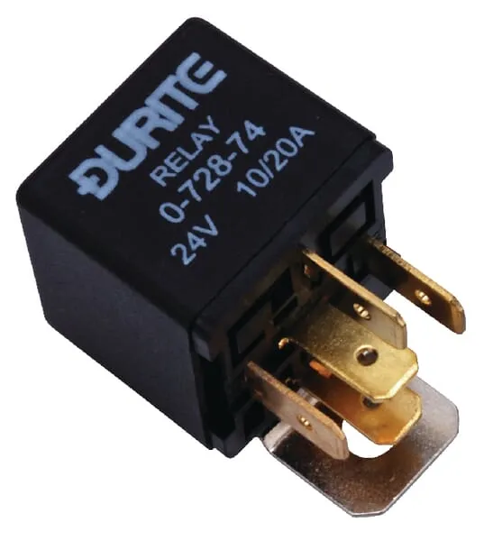 Relé 24 V, 10/20 A