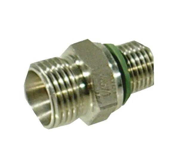 Šroubovací spojky, šroubení BSP WD x metrické šroubení s řezným kroužkem, nerezová ocel